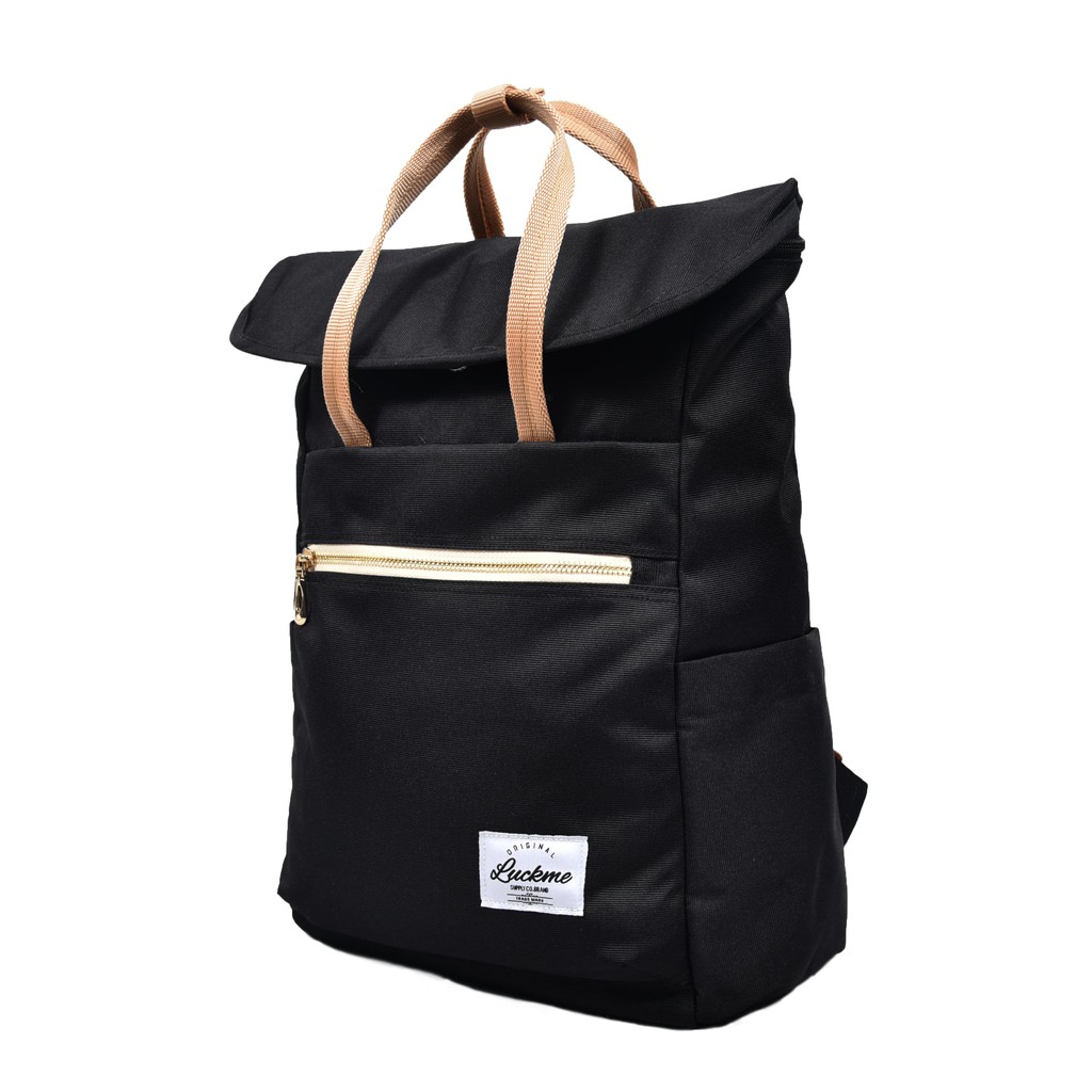LM 02 Tas Ransel Backpack gendong distro Bag pack wanita sekolah waterproof Luckme-6