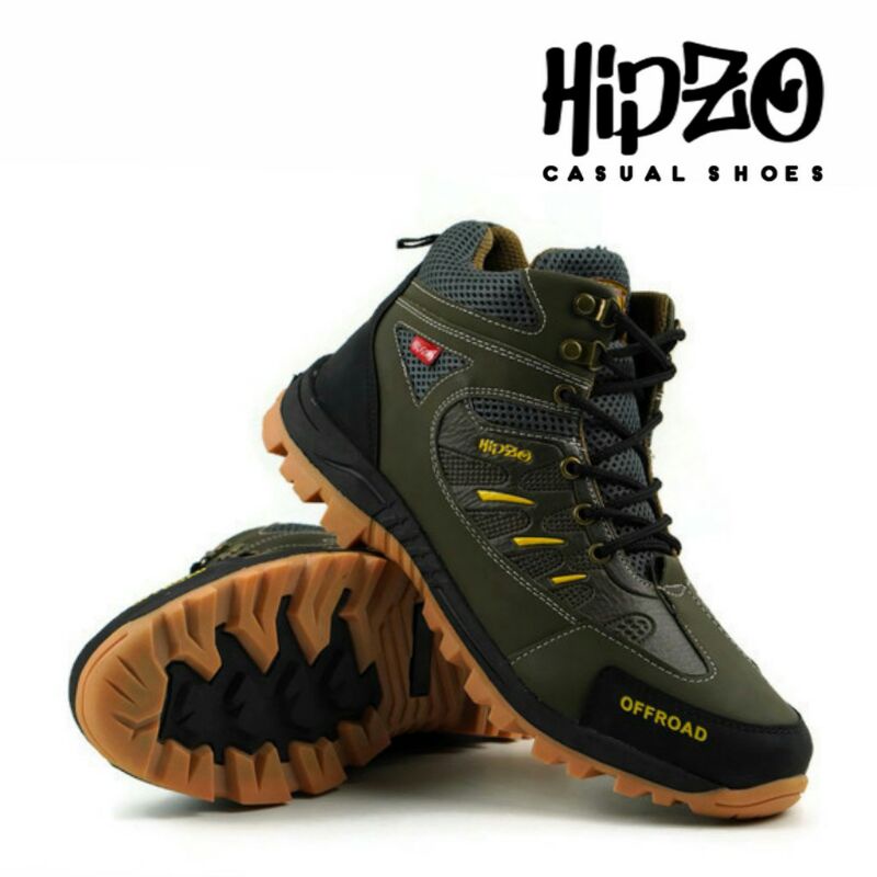Sepatu Pria Sepatu Hiking Sepatu Touring Sepatu Boots Pria HIPZO M47 Waterprof