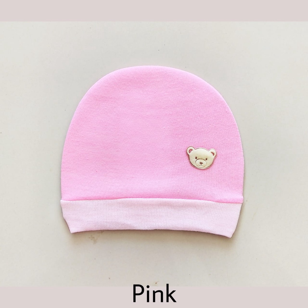 1 LUSIN (12 pcs) Topi bayi BULAT harga grosir TERMURAH