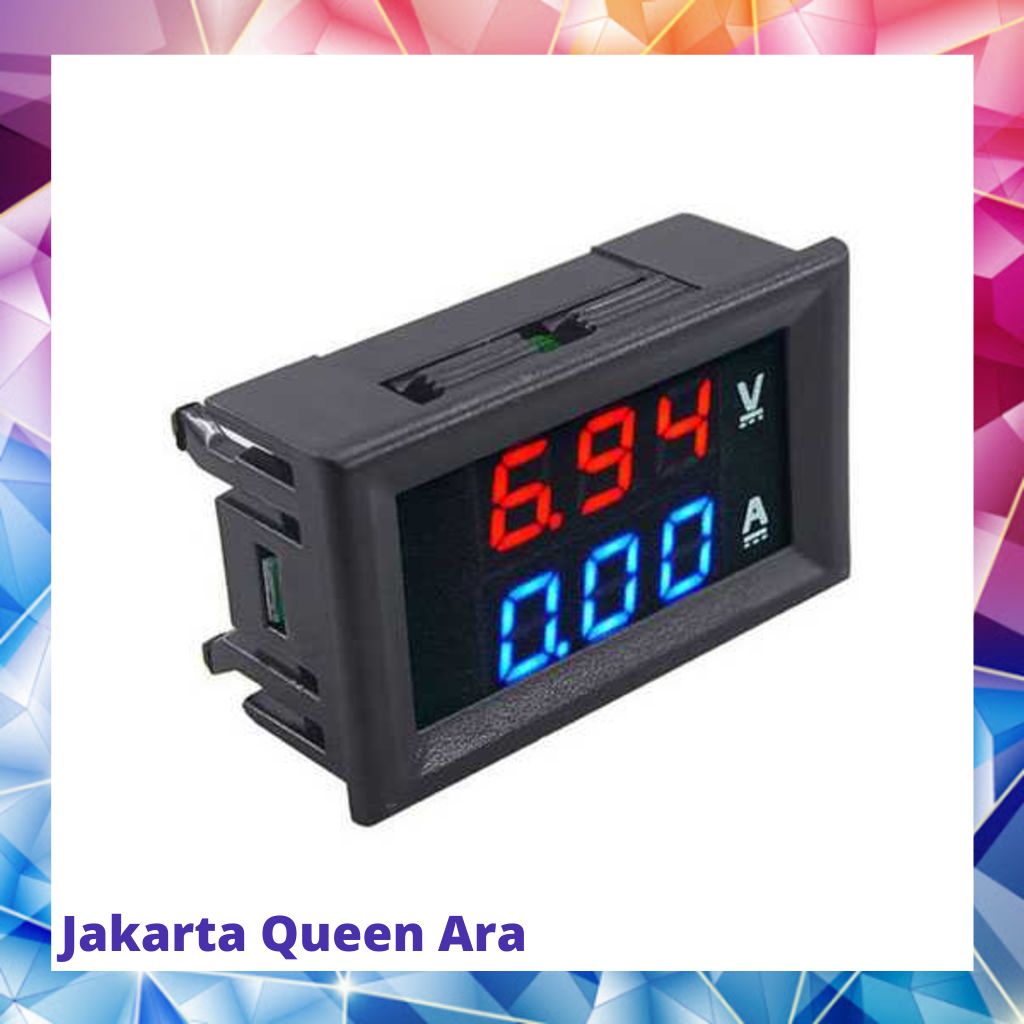 Alat Pengukur Listrik Voltmeter Ammeter LED - GN-011