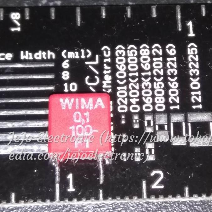 

Wima MKS4 0.1 uF/100V JEJ00 Ayo Order
