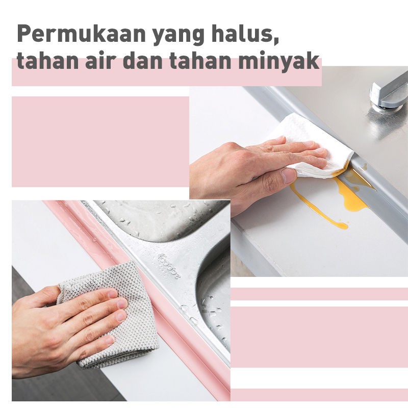 Seal Tape Protection Penutup Celah Siku Tahan Air  Karet Pengaman Dapur Serbaguna Solatip Penut