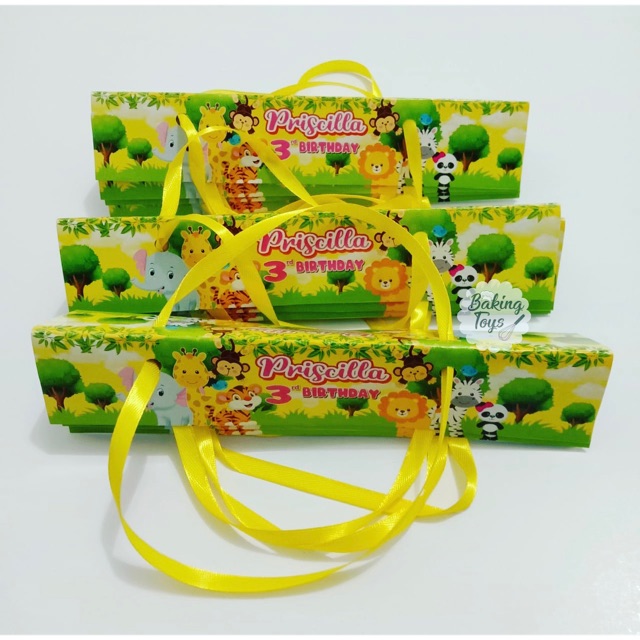 

Animal Zoo Kemasan Goodie Bag / Hampers / Souvenir Ulang Tahun