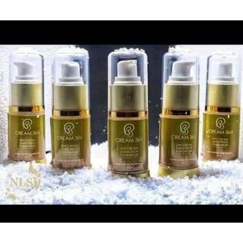 cream 3 in 1 (day cream,sunscreen,foundation) wa beauty wasila cosmetic