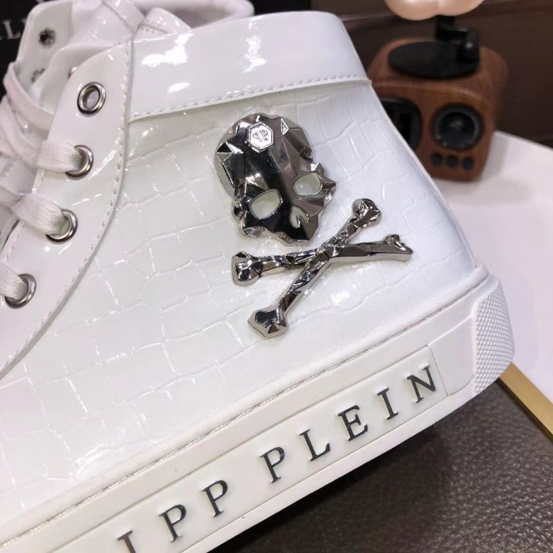 sepatu philipp plein sneaker cowok boots pria mirror p1shoes high end shoes men