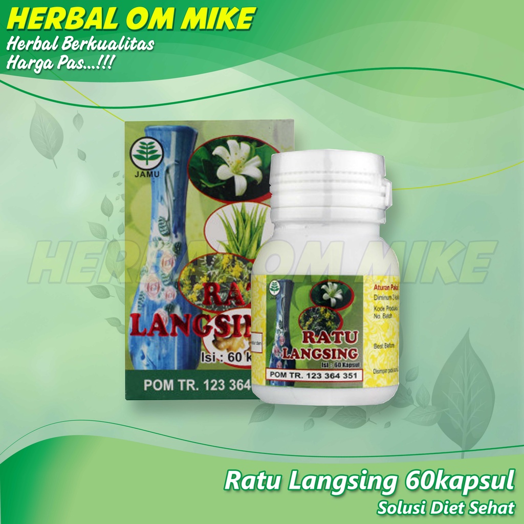 

Ratu Langsing 60kapsul Solusi Diet Sehat