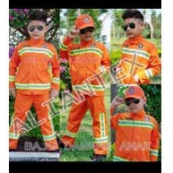 baju pemadam kebakaran anak