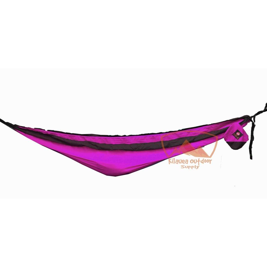 ( Kilauea 24 ) Hammock Double Homain - Hammock List Warna - Tempat Tidur Ayunan Gantung - Hamok