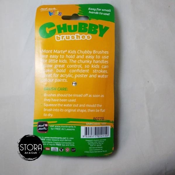 

➨ MONT MARTE STUBBY CHUBBY / KUAS BESAR / BRUSH FOR KIDS ֍