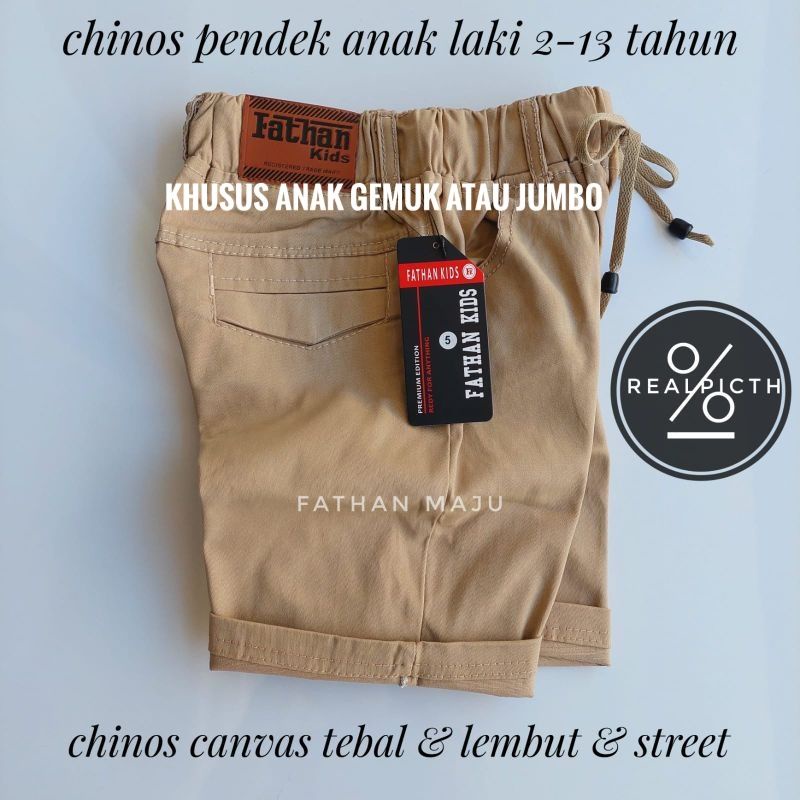 fathanmaju celana pendek anak laki laki celana chino pendek anak chino anak celana anak tanggung celana anak jumbo celana anak chinos anak XL XXL XXXL celana pendek anak cowok