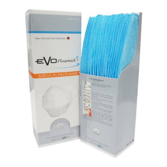 Masker EVO med 3 ply 1 box 25 pcs / masker Evoplusmed full color