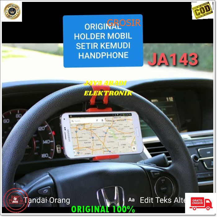 J143 HOLDER MOBIL SETIR KEMUDI STIR KENDALI CAR DASHBOARD GANTUNGAN HP PEGANGAN GPS JEPIT KACA PENJEPIT JEPITAN BREKET GANTUNGAN HP PEGANGAN GPS PENJEPIT UNIVERSAL FLEXSIBLE STAND MOUNT BISA SEGALA JENIS MEREK HANDPDAN LEBIH NYAMAN SAAT MENGGUNAKANNYA