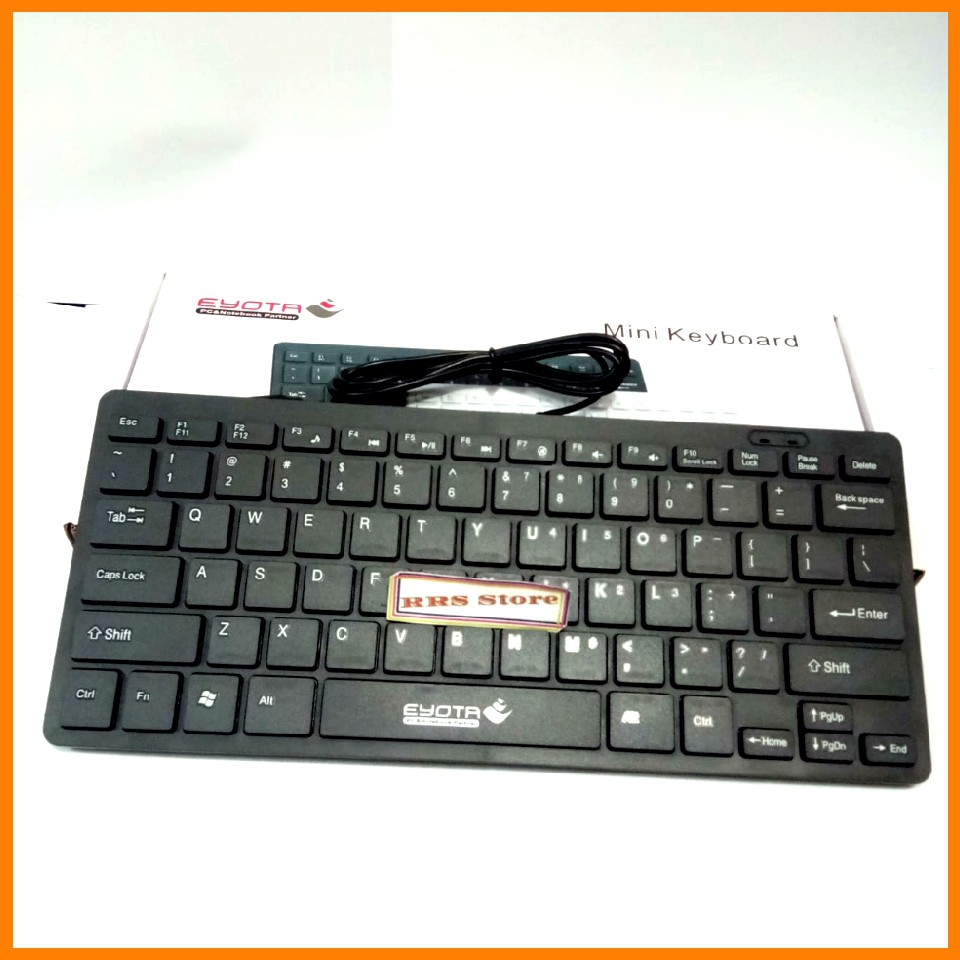 Eyota Keyboard Mini USB Keyboard Mini kabel USB Eyota S5500 - Keyboard Eyota mini slim + mous murah