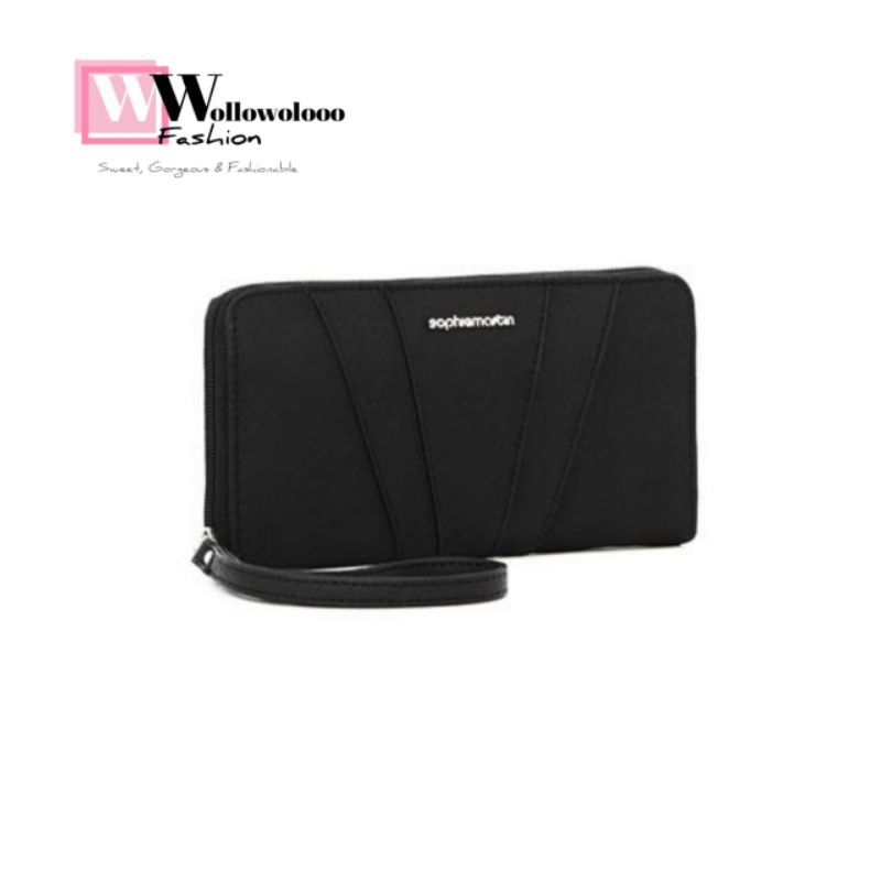 DOMPET PANJANG HITAM TERBARU SOPHIE PARIS RACHELLE W2031B5