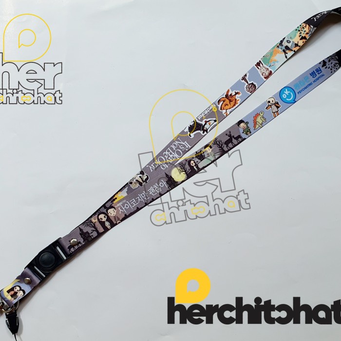 

Trendi Lanyard Fanart It'S Okay Not To Be Okay - Strap Tali Id Card Drakor Terlaris