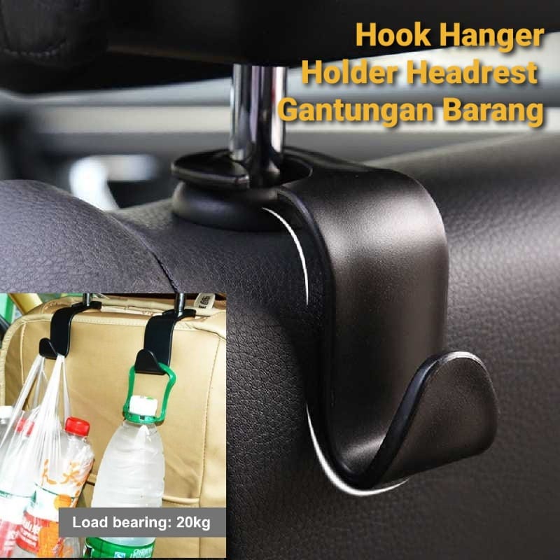 Gantungan barang mobil car hook hanger holder kait barang Belakgn kursi mobil