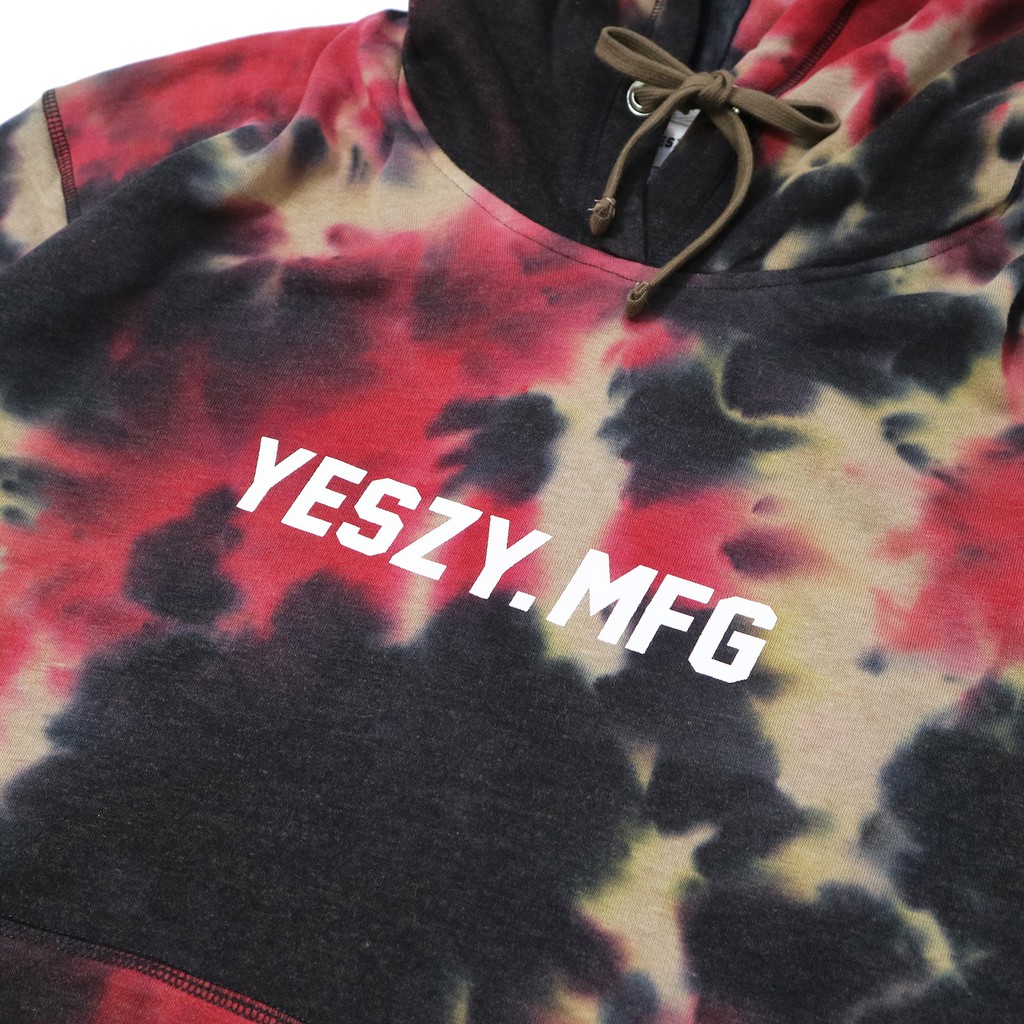 YESZY.MFG Hoodie Tie Dye Astro F. White