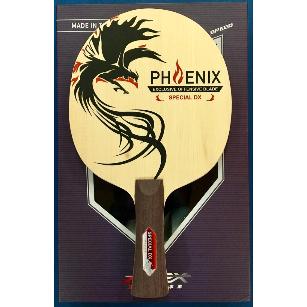 Kayu Bat Tenis Meja Pingpong Ariex Phoenix Special DX One Ply Hinoki off+ Feel Darker