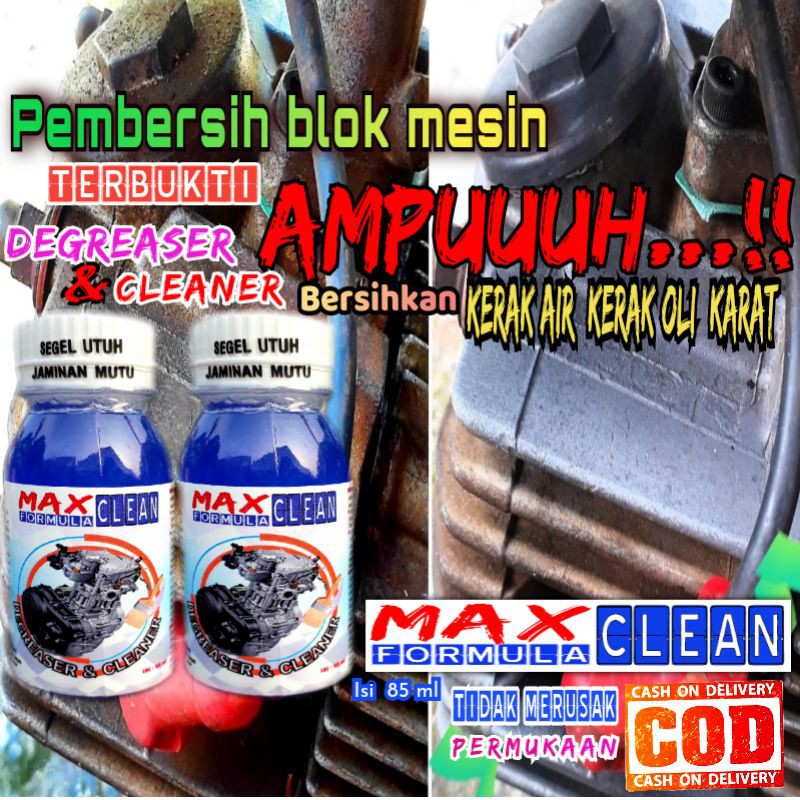 PROMO Formula MAXCLEAN Pembersih Blok mesin Aluminium dan PROMO Formula MAXCLEAN Pembersih Blok mesin Aluminium dan
