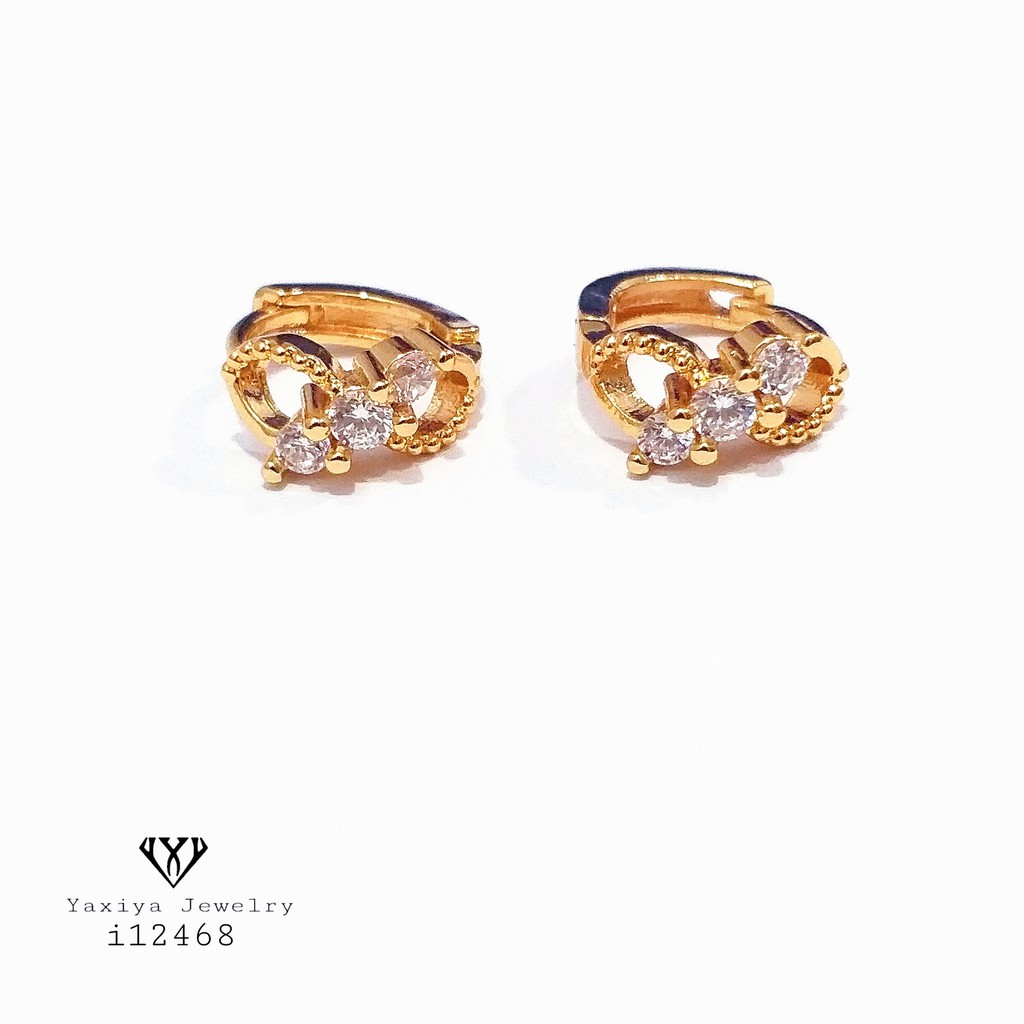 

Anting Permata Lapis emas Perhiasan imitasi Gold Yaxiya Jewelry 262