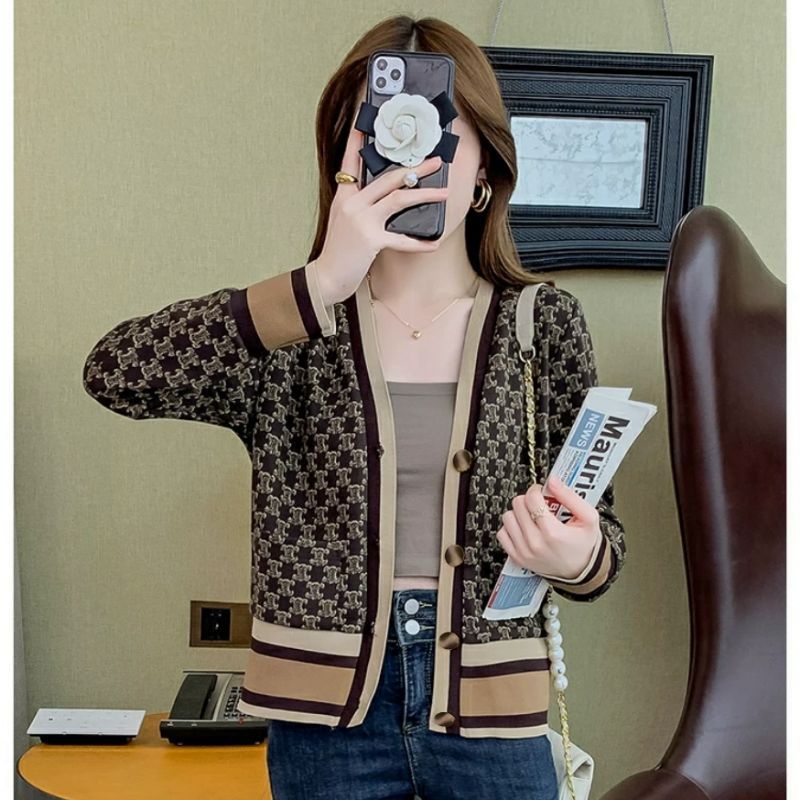 39006 WYNONA KNIT CARDIGAN / KARDIGAN RAJUT IMPORT