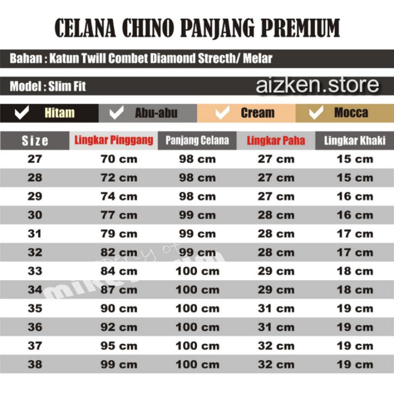 CELANA KANTOR SLIMFIT JUMBO CELANA FORMAL BIG SIZE