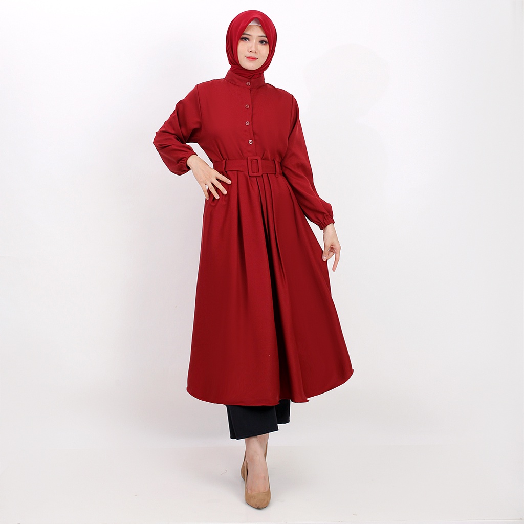 Long Tunik Polosan Wanita Busui Wanita 809 Mrs2