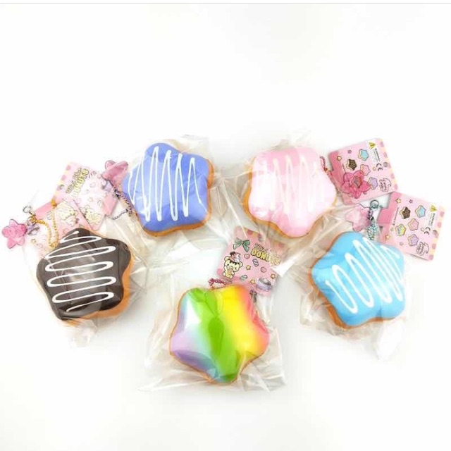 squishy creamiicandy mini star donut