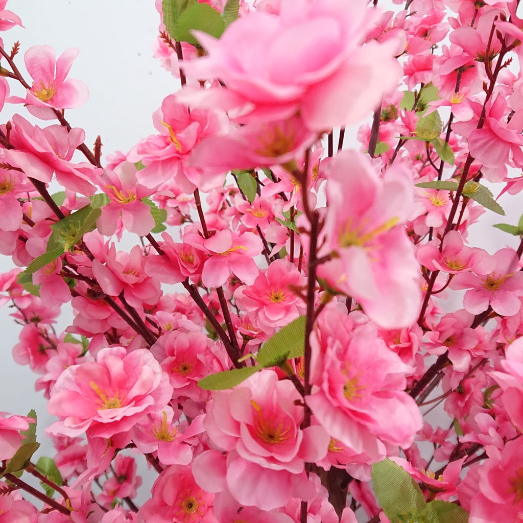 Pohon Sakura Hias Tinggi Tanaman Hias Plastik Ornamen Pajangan Pohon Sakura Dekorasi Rumah Cafe Kantor Artificial Flower Satu7an PBP80