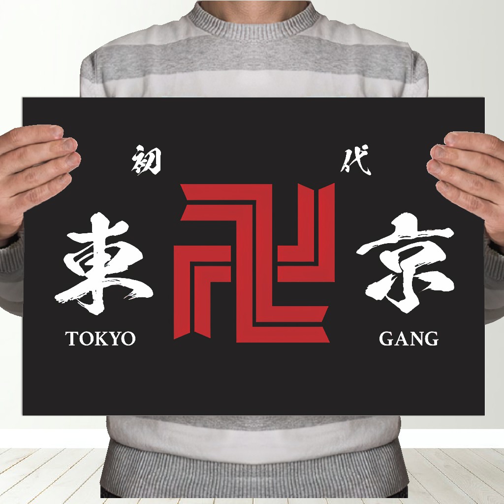 Poster Tokyo Revengers Anime - Size A3+ Takemichi Mikey Draken Baji Kazutora-16 Tokyo Manji