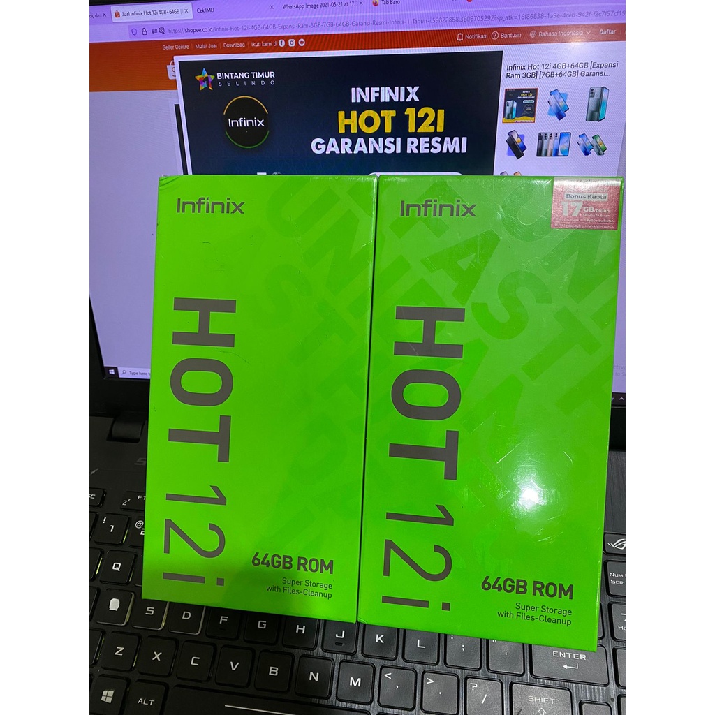 Infinix Hot 12i 4GB+64GB [Expansi Ram 3GB] [7GB+64GB] Garansi Resmi Infinix 1 Tahun-1