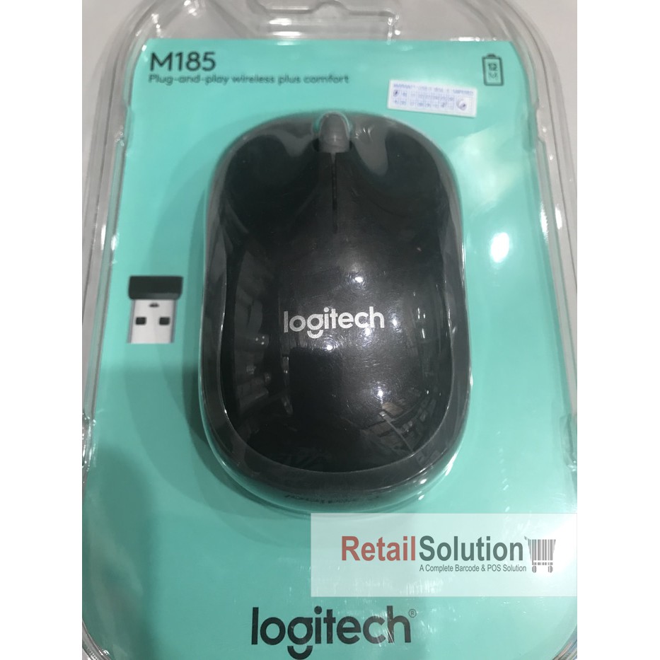 Logitech M185 Compact 2.4GHz Wireless Mouse