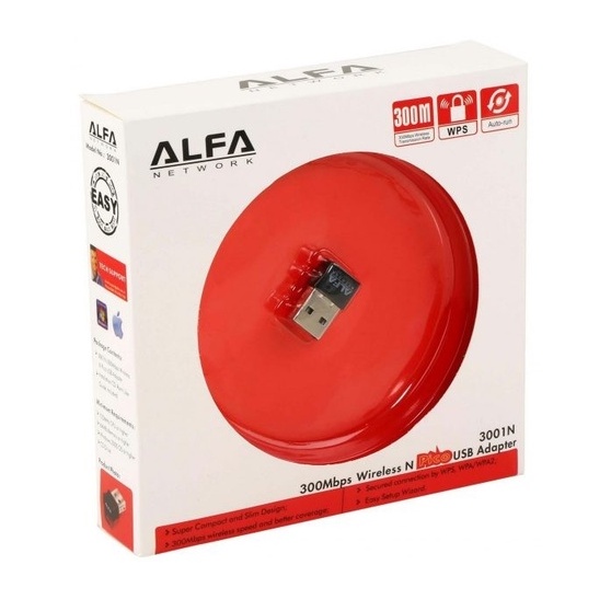 Alfa USB Wifi Adapter 300 Mbps 3001N