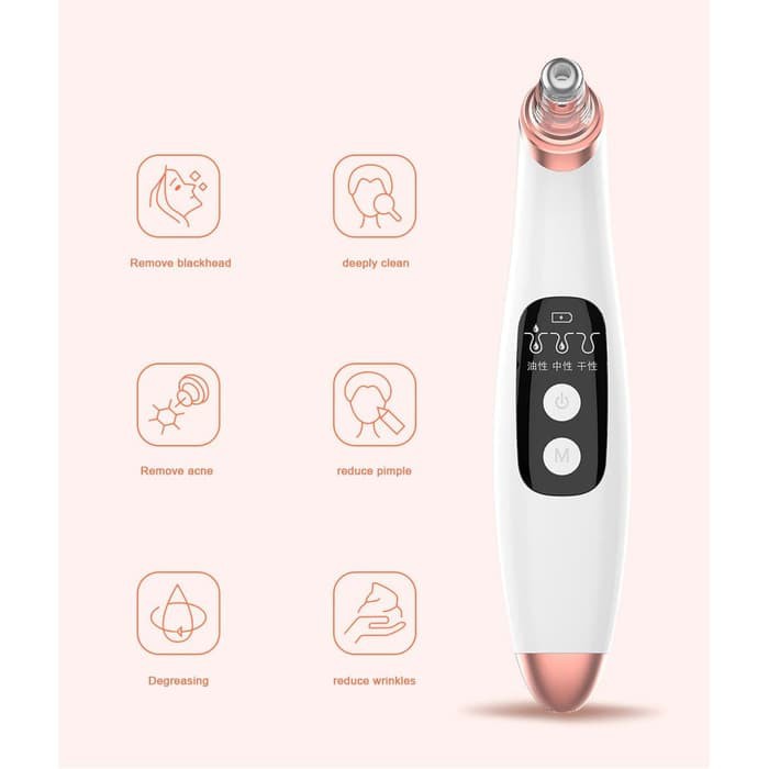 Alat Penyedot Komedo Jerawat Elektrik Comedo Blackhead Comedo Remove best seller