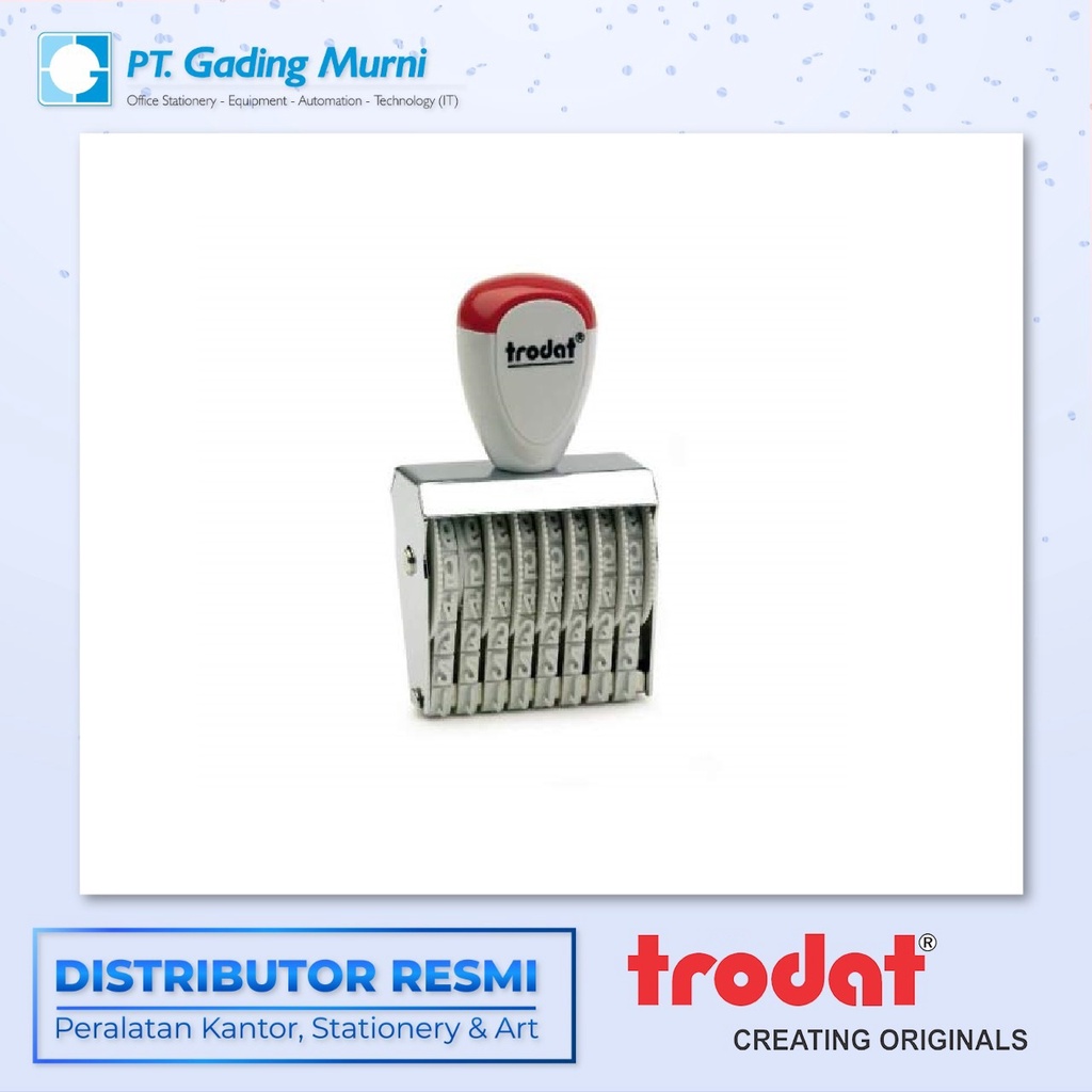 

TRODAT STEMPEL ANGKA 1578