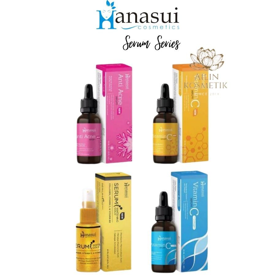 HANASUI Serum Series | Vit C + Collagen | Serum Anti Acne | Serum Vitamin C | Whitening GOLD AILIN