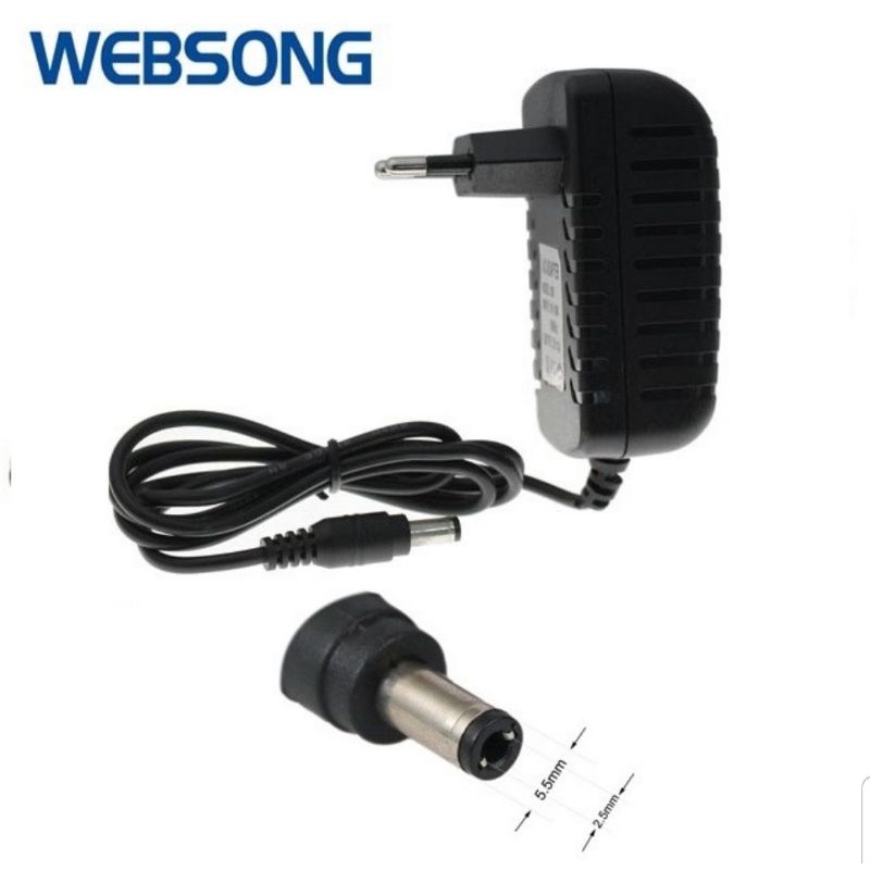 Adaptor 12V 2A Jack DC 5.5x2.5 WEBSONG