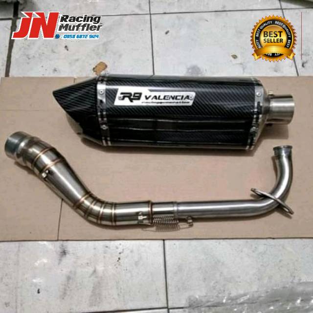 Knalpot r9 valencia carbon all matic nmax aerox pcx vario dll