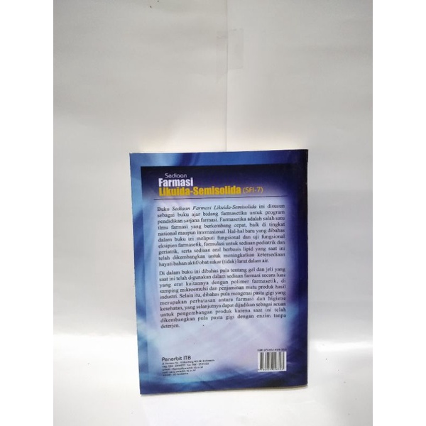 BUKU SEDIAAN FARMASI LIKUIDA-SEMISOLIDA (SFI-7) GOESWIN AGOES TERLARIS