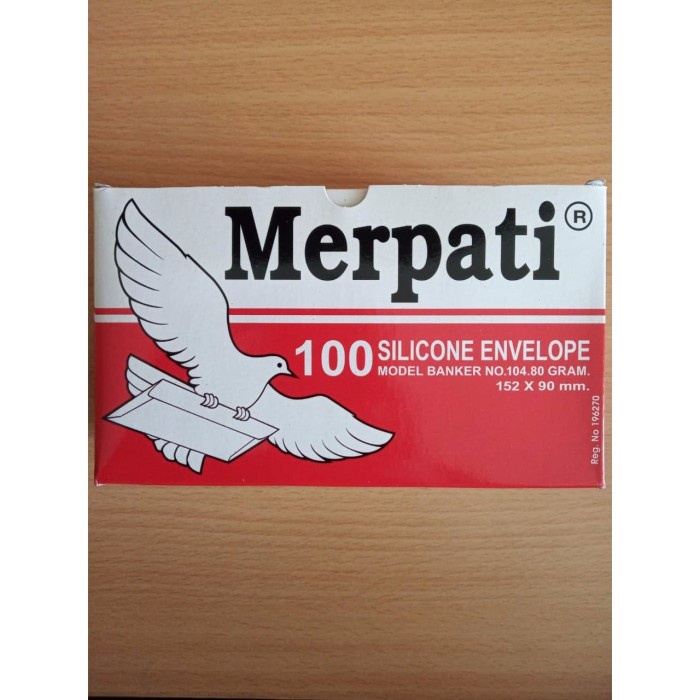 

Dijual Amplop Silikon Merpati No.104 Bagus