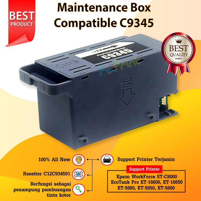 Maintenance Box Epson C9345 C12C934591 PXMB9 Reset Waste Tank Printer  L15150 L15160 M15140 L6550