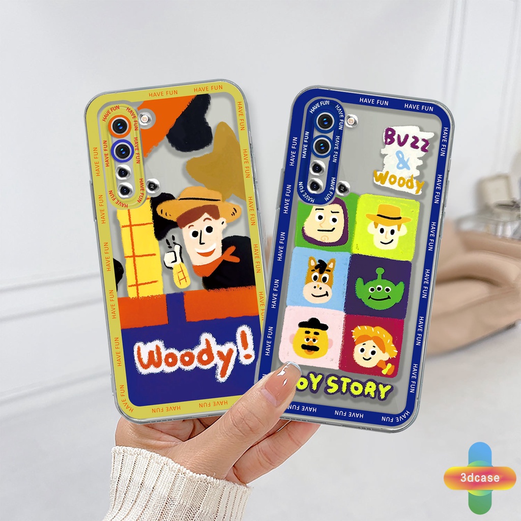 Casing Soft Case Realme C11 2021 C21Y C31 C35 C15 C21 C25 C20 C3 C12 C2 C25S 5S 5 5S 5i C17 7i C1 C25Y C2 C3i 6i C20A realme Narzo 20 10 10A 20A 30A A7 A5S A15 A16 Y12 Y20 Y15S A03 Transparent Toy Story Angel Eyes Protector Cover