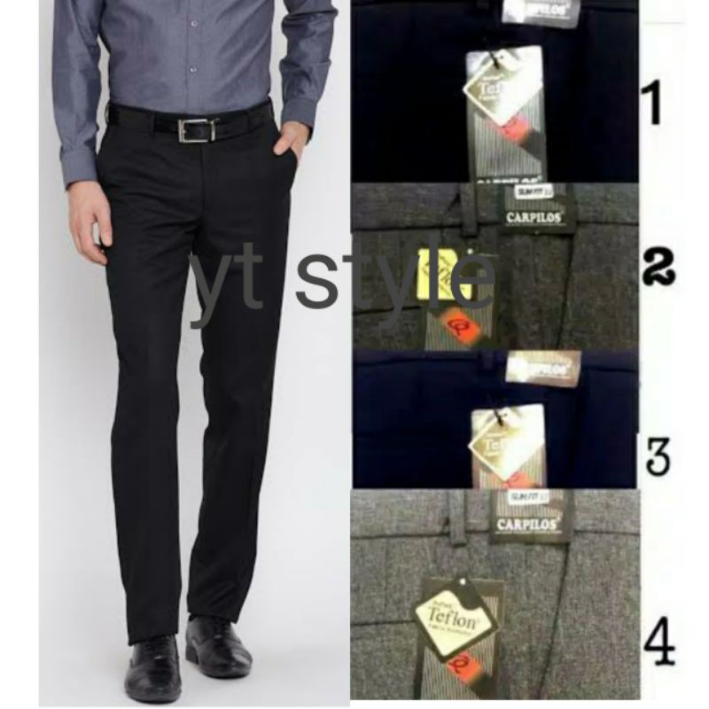celana bahan pria / celana kantor pria / celana kerja pria / celana formal pria / celana slimfitpria