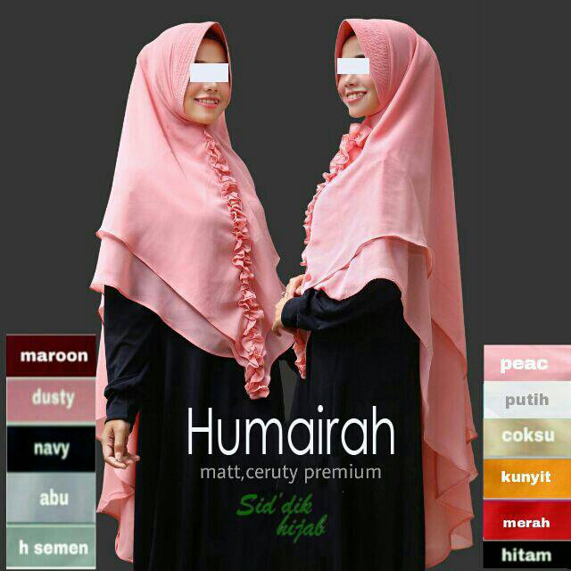 Kerudung Jilbab Khimar Syari Humaira Sasmirra 