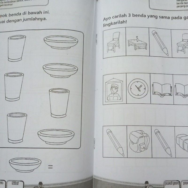 Buku Tematik TK A Lingkungan ku Untuk Pendidikan Anak Usia Dini
