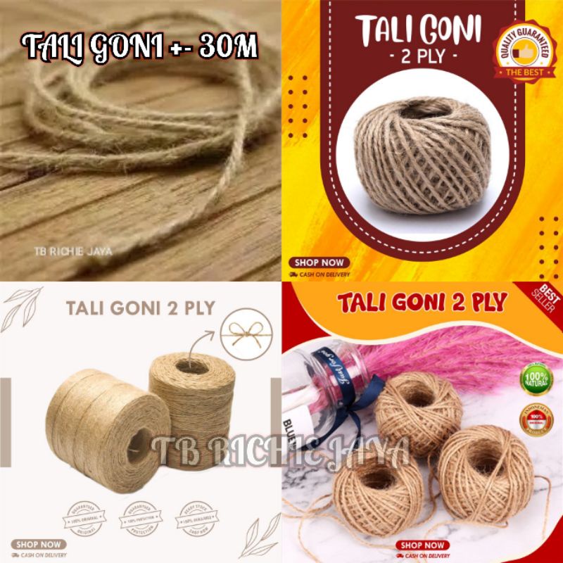 

TERMURAH TALI RAMI / TALI GONI / TALI RAMI 2 PLY PANJANG / TALI GONI 2 PLY KUAT, EFEKTIF, SERBA GUNA / TALI GONI PER METER / TALI RAMI PER METER