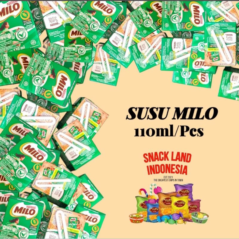 

[Minuman] Susu Cair coklat Milo UHT 110 ml