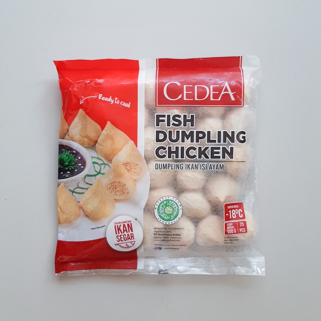 

Cedea Dumpling Chicken Bakso Isi Ayam Frozen Food Baso
