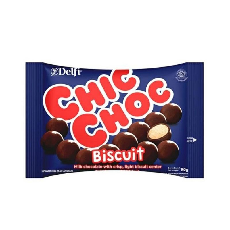 

Delfi Chic Choc Biskuit Cokelat 50 g