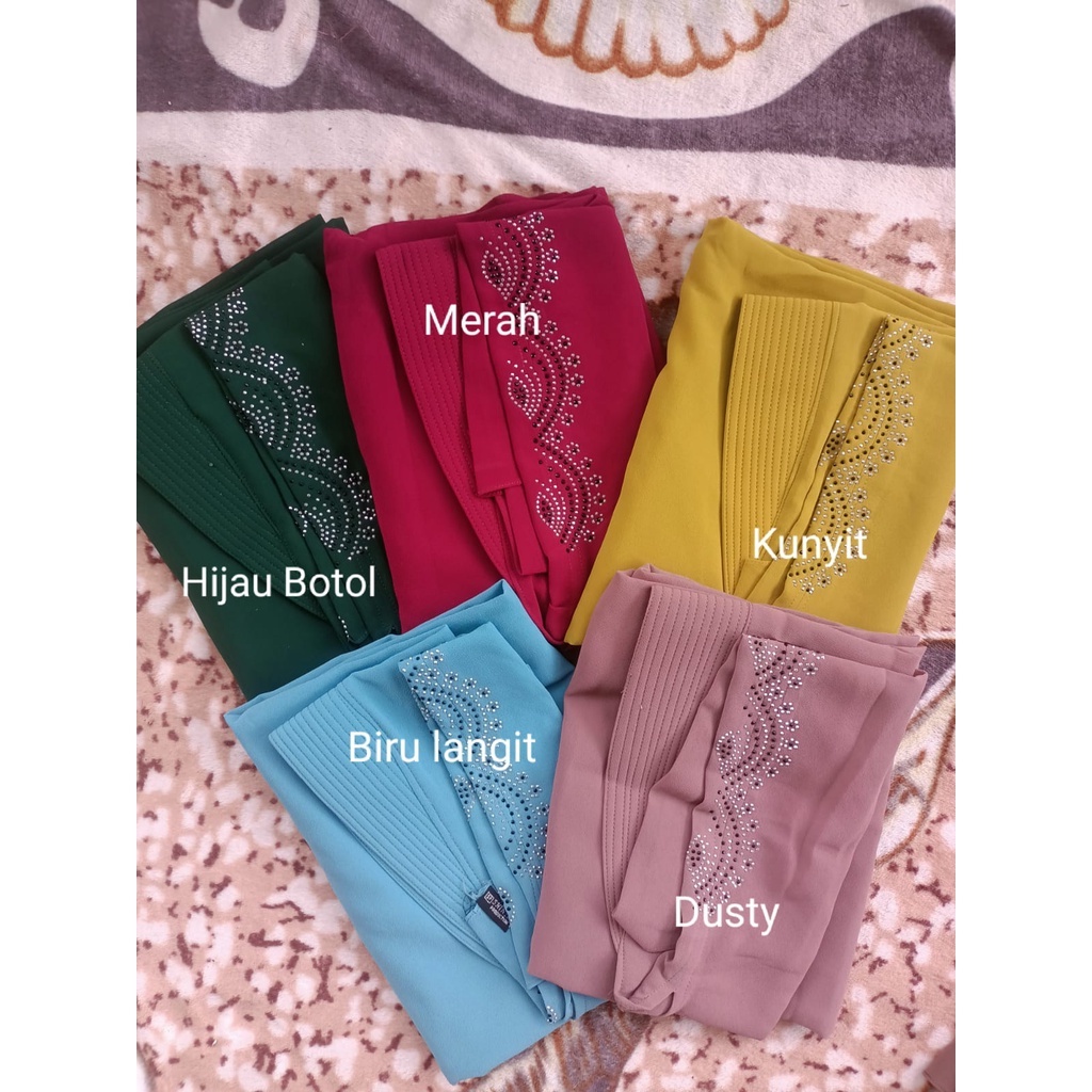 KERUDUNG jilbab KHIMAR PET 2 LAYER lembut dipakai tidak panas banyak warna-warna menarik